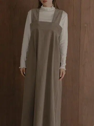 코듀로이 점퍼 원피스
