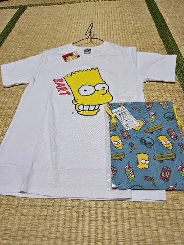 Simpson 심슨 T셔츠 복조리 L사이즈 화이트 세트
