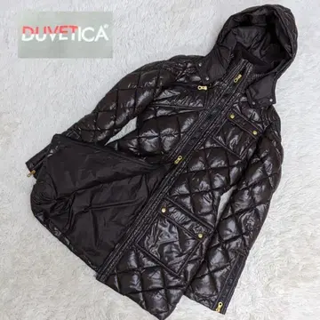 새상품급 정가 86,000원 듀베티카 다운 코트 2way 후드 퀼팅