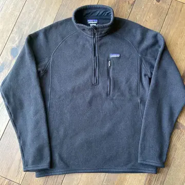 14's patagonia 베터 스웨터 하프 지퍼 블랙