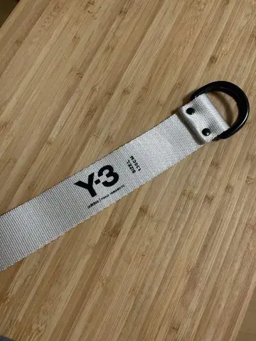 Y-3 화이트 벨트