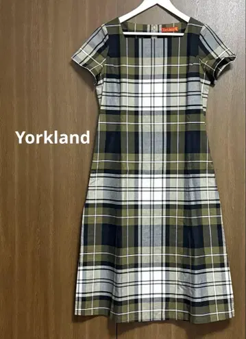 Yorkland 체크 무늬 A라인 원피스