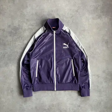 00s y2k puma logo track jersey jacket