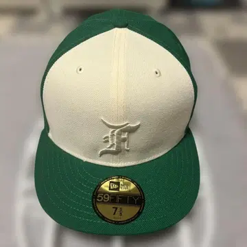 59FIFTY 캡 화이트/그린 7 5/8