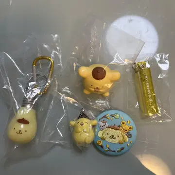 산리오 폼폼푸딩 캡슐 토이 가챠 5개 세트