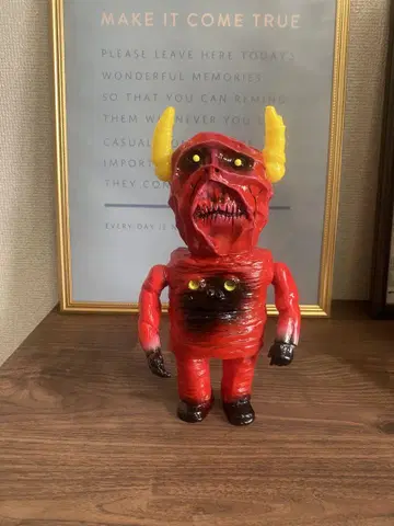 룰루벨토이즈 ONI 머신 빨간 괴수 피규어 MADE IN JAPAN