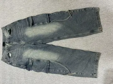 카고 데님 팬츠