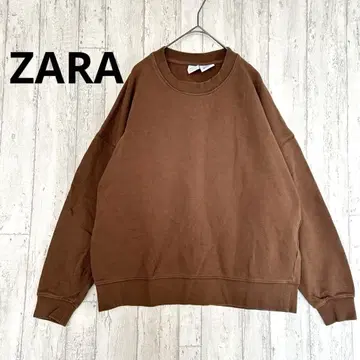 자라 ZARA 크루넥 트레이닝복 [ M ] 맨투맨 빅 브라운