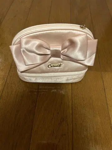 Maison de FLEUR 리본 파우치 핑크