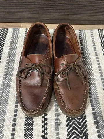Paraboot 브라운 가죽 모카신 로퍼