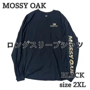 [ MOSSY OAK ] 남성용 롱 슬리브 티셔츠 긴팔 BK 2XL