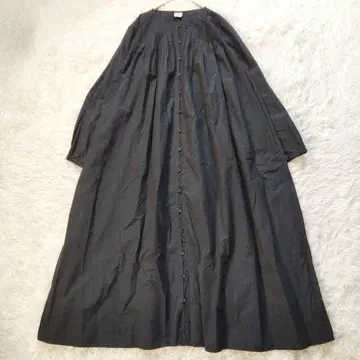 [ 새상품급 ] 츠하루 바이 사만사 모스모스 핀턱 개더 원피스 차콜
