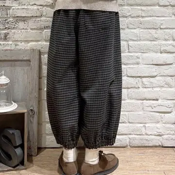 사만사 모스모스 밑단 개더 벌룬 팬츠