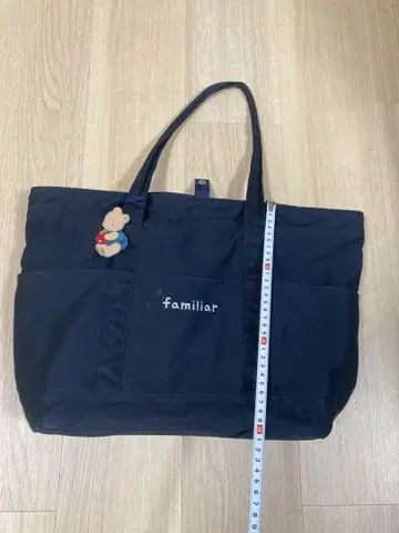 familiar 네이비 토트백