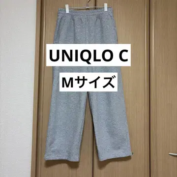 [ UNIQLO ] 맨투맨 와이드 팬츠/표시 사이즈 M 사이즈 그레이