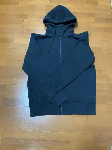 THE NORTH FACE 블랙 리어뷰 풀 지퍼 후디 M