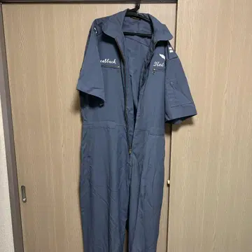 그레이 오버롤 작업복