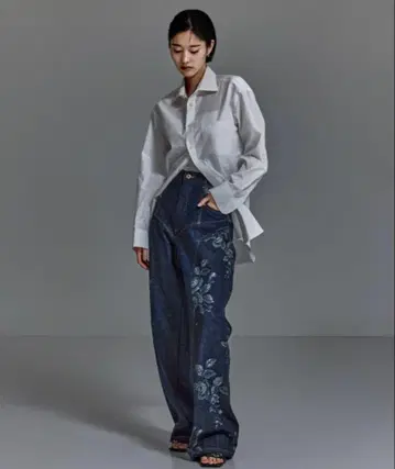 FETICO STUDIOUS 별주 ROSE DENIM PANTS