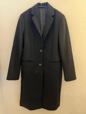 UNIQLO 체스터 코트 블랙