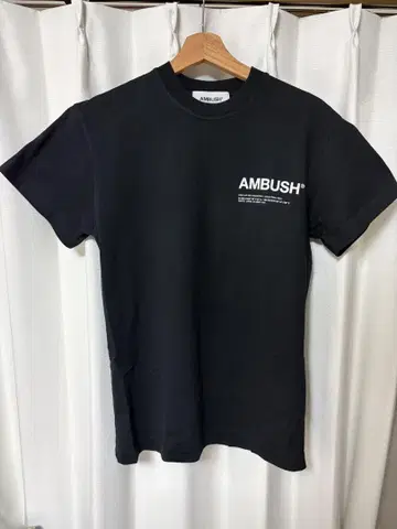 AMBUSH* 블랙 티셔츠 사이즈1