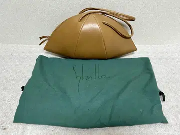 Sybilla 브라운 가죽 핸드백