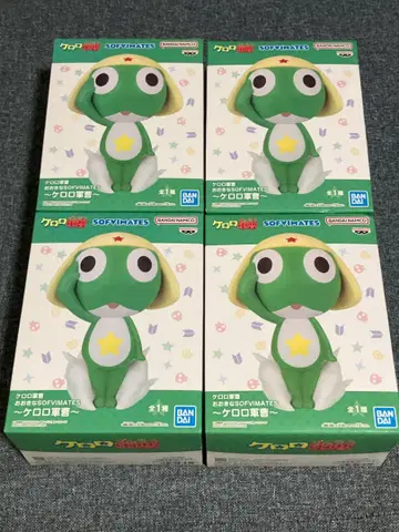 개구리 중사 케로로 sofvimates 4체 세트