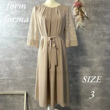 form forma 포멀 레이스 원피스 베이지 빅 사이즈 3