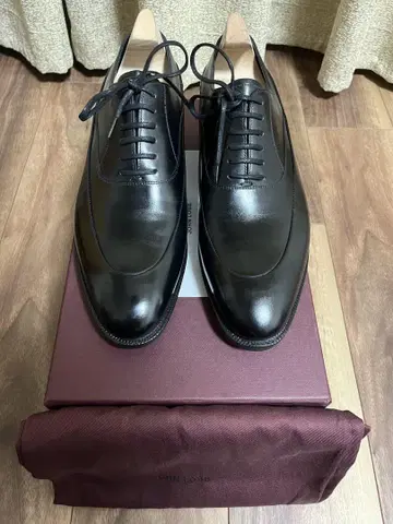 반값 새상품 존 롭 EDGE UK 8.5E 블랙 John Lobb