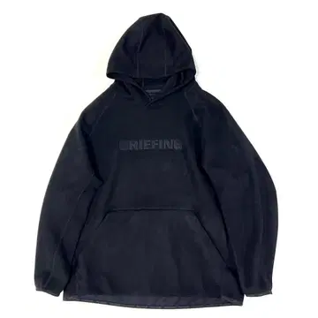 브리핑 MENS SUEDE HOODIE 후드티 블랙 L