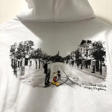 00s 디즈니 지퍼 후드티 매직 킹덤 미키