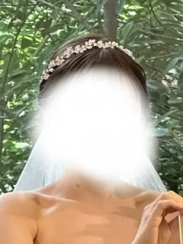머리띠 웨딩 나뭇잎 패턴 티아라