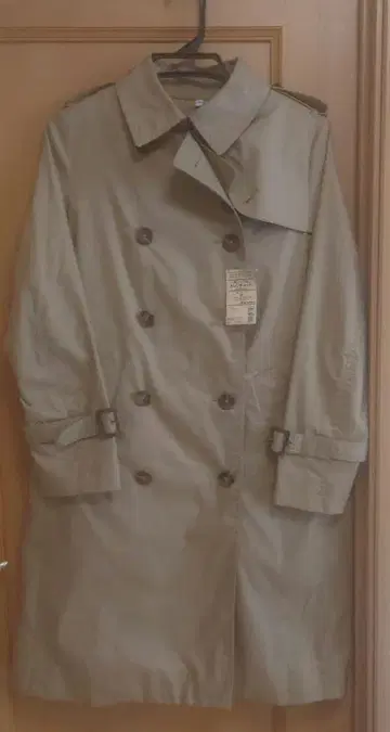 무인양품 트렌치코트 베이지 발수 라이너