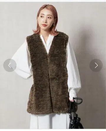 FREAK'S STORE 브라운 에코 퍼 베스트