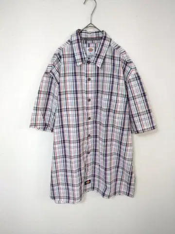 미사용품 새상품급 디키즈 Dickies 남성용 XL 체크 무늬 셔츠