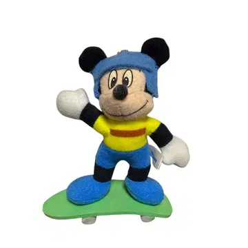 헤이세이 레트로 SEGA 미키마우스 봉제 인형 마스코트 스케이트보드