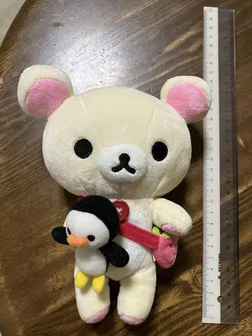 딸기 미니백 펭귄 모으는 봉제 인형 코리락쿠마