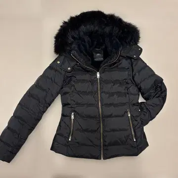 ZARA 다운 자켓 후드 부착