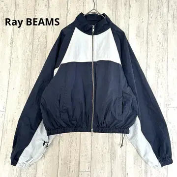 레이빔즈 RayBEAMS 컬러 블록 트랙 자켓 S [ 하자품