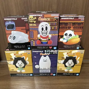인형뽑기 경품 UNDERTALE 피규어 6세트 묶음 판매