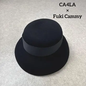 CA4LA x Fuki Cammy 울 햇 리본 디자인 일본제