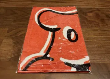 Aooo 로고 페이스 타월 오렌지