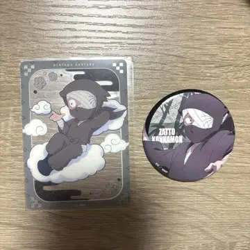 잣토 콘나몬 캔뱃지 & 클리어 카드