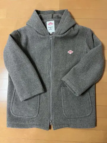 단톤 아우터 울 모사 지퍼 후데트 자켓