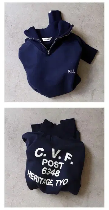 Oblada UNIFORM HALF ZIP SWEAT