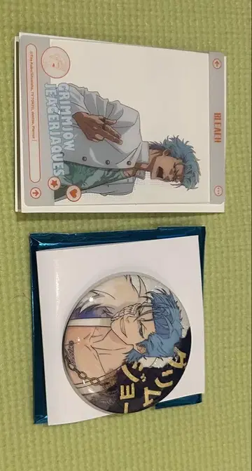 BLEACH 그림죠 재규어잭 상하이 클리어 카드 캔뱃지