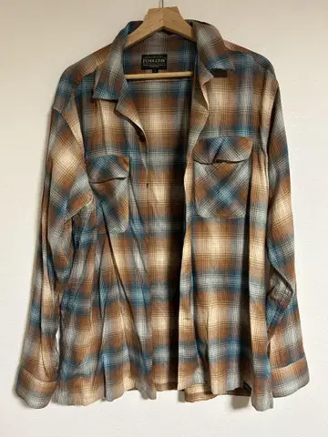 Pendleton 체크 무늬 플란넬 셔츠