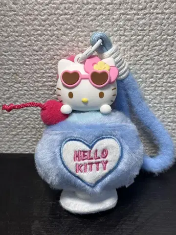 HELLO KITTY 차량용 백용 마스코트 참 (자외선 감응 향기 포함)