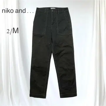 니코앤드 워크 팬츠 카고풍 그레이 블랙 M ST64YL09AD