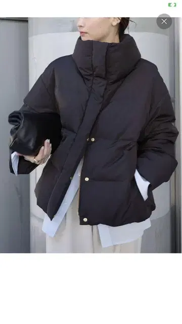 2024SSDeuxieme ClasseShort 다운 자켓 블랙