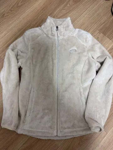 THE NORTH FACE 플리스 자켓 크림색